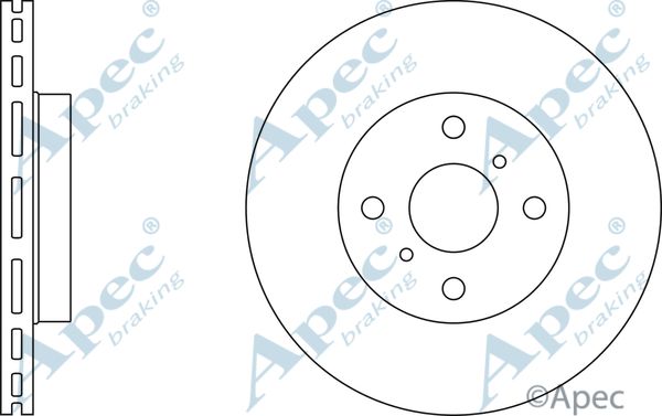 APEC BRAKING Bremžu diski DSK2362